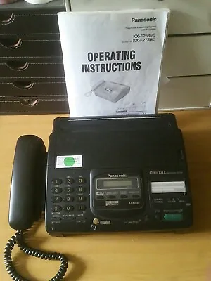 Panasonic Facsimile Machine Kx-f2680e & Telephone. Digital Messaging System  • £45