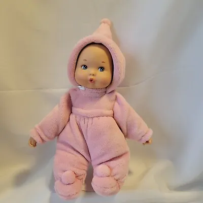 Madame Alexander  MY FIRST BABY  Powder Pink Doll 11  Plush Vinyl 2018 • $17.95