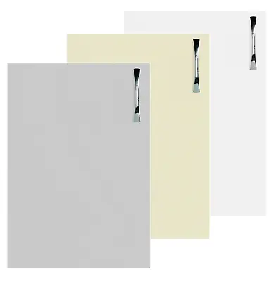 £29 • Buy Magnet Ascoli Kitchen Cabinet Door Frameless Slab Matt Grey Cream White Gloss
