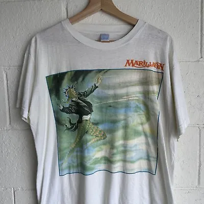 Rare Vintage 90s Marillion Tour Shirt Size Large Rock Metal • $50