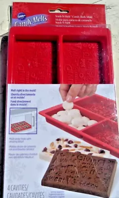 WILTON New Sealed CANDY MELTS Stack-N-Melt BARK MOLD No 2115-1365 • £8.69