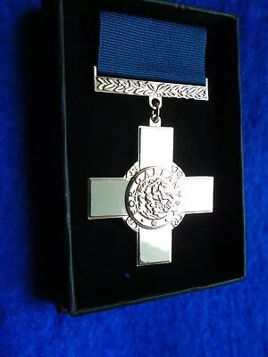 Gc The George Cross Full Size Medal & Ribbon + Presentation Box Reproduction • £22