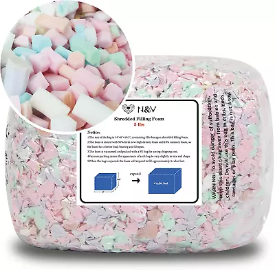 Shredded Foam Filling Bean Bag Refill Safe And Healthy High Density Foam Odorles • £55.91