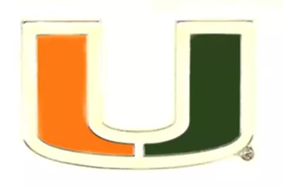 Miami Hurricanes Pins University Of Miami Pins Canes Logo Ver B College NCAA Pin • $9.99