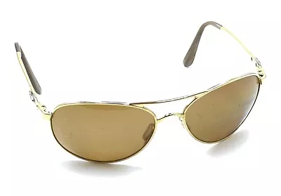 Oakley Given OO4068-06 Aviators Gold Brown Metal Polarized Sunglasses 16-60 138 • $74.99