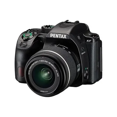 Pentax KF 24MP DSLR Camera Black K-Mount APS-C With 18-55mm DA Zoom Lens Kit • $1550