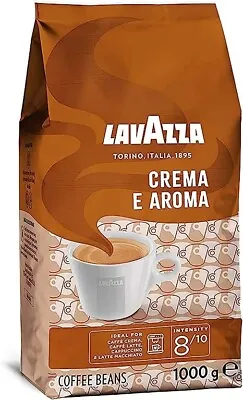 LAVAZZA Crema E Aroma Arabica And Robusta Medium Roast Coffee Beans Pack Of 1  • £10.90
