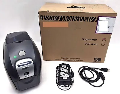 Zebra P110i ID Card Printer W/ Hi/Lo Magnetic Encoder USB Ethernet Color • $174.99