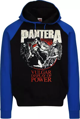 Pantera Power Heavy Metal Rock Band HOODIES BLACK BLUE MEN's SIZES • $25.99