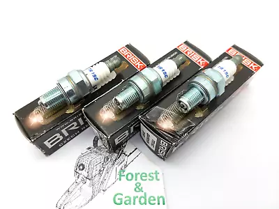 3 Pcs Genuine BRISK TR15C GARDEN Spark Plugs For HUSQVARNA 545 550 555 560 562 • £12.43