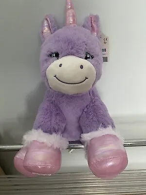 Build A Bear Purple Baby Unicorn Plush 12  BNWT 12” • £25