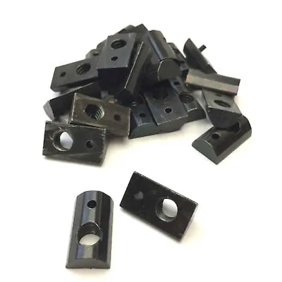 Lot Of 24 80/20 3282 Aluminum Extrusion Hardware Black Roll-In T-Nut 5/16-18 • $46
