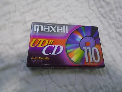 Maxell UD II-CD 110 New & Sealed Cassette Tape. • $9.99