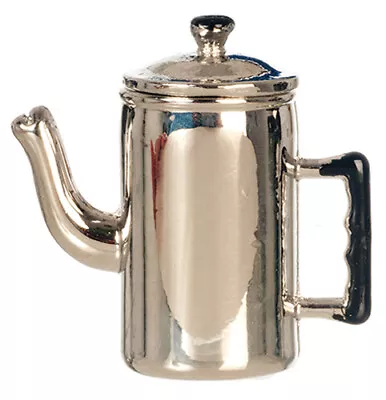  Miniature Dollhouse Silver Coffee Pot Metal 1:12 Scale New • $7.49