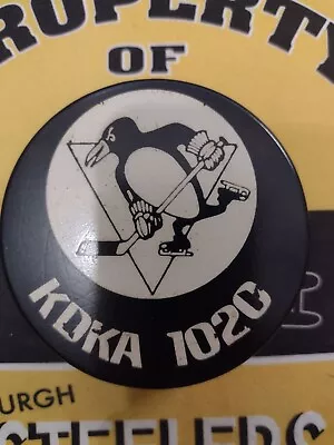 Pittsburgh Penguins Vintage Kdka 1020 Rare Official Hockey Puck • $38