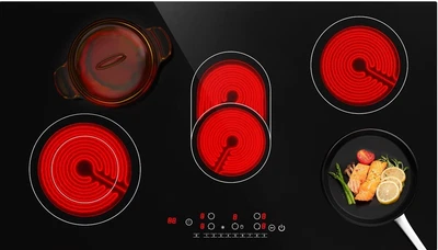 $299.90 • Buy QTYANCYElectric Cooktop,36Inch Electric Stove 5Burners Including1 Bridge Element