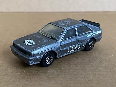 Matchbox Audi Quattro 1:58 Scale Die Cast 1982 Rare Good Cond Grey. • £5