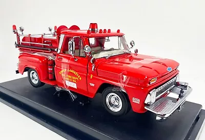 .1383 - 1965 Chevrolet C-20 Fire Truck - 1:18 Model By SunStar • $31