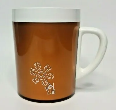 Vintage West Bend Thermo-Serv Copper 4 Seasons Insulated Mug Cup Retro U135 • $9.99