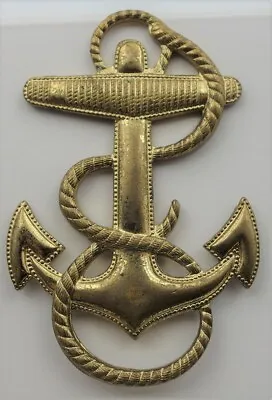 E83 WWII U.S. Merchant Marine Cadet Corps Visor Cap Badge • $15