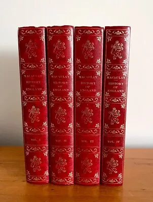 Lord Macaulay History Of England Heron Books Hardback 4 Volumes 1967 Excellent • £18