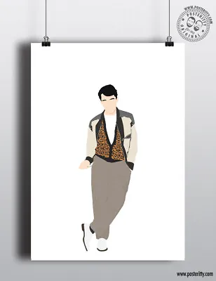 FERRIS BUELLER - Day Off - 80's Icon Characters Poster Minimal Print Art Design • £10