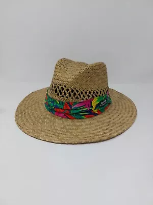 Vtg Panama Jack Straw Hat Large-XL Made In USA EUC • $27.99