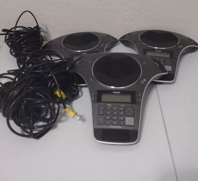 Vtech VCS752 Eristation SIP Conference Phone With Wireless Microphones 3pc • $180