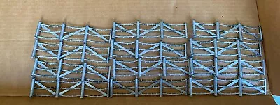 Marx BATTLEGROUND PLAYSET Bob Wire Fence 12 Sections • $19.95