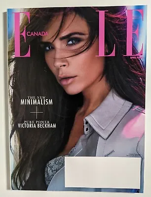 Elle Magazine Canada Victoria Beckham Subscriber Cover April 2013 | Mint • $14.47