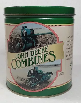 Vintage 1995 John Deere Harvester Works Combine EmptyStorage Tin • $8