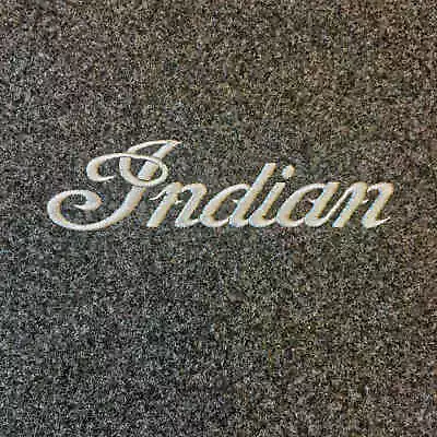 Indian Motorcycle Carpet Trunk Mat With Script Logo Gray • $23.50