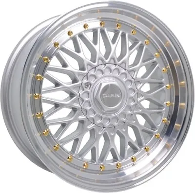 Alloy Wheels 18  Dare DR-RS Silver Polished Lip For VW Golf R32 [Mk4] 02-04 • $993.44