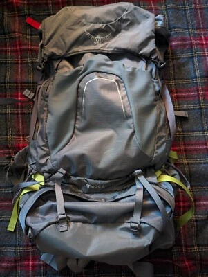 $219 • Buy Osprey Atmos AG 65 Men's Backpack - Abyss Gray, Medium 18”-21” FREE Shipping