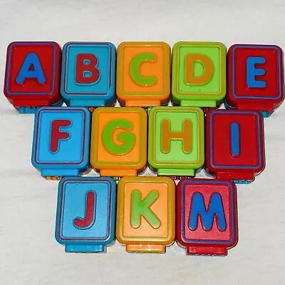 VTech Sit To Stand Alphabet Train Replacement Letter Blocks  Set Of 12 Lot • $22.95