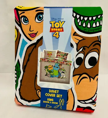 £19.98 • Buy Disney Toy Story Duvet Cover King Size 230 X 220cm Bed Set 2x Pillowcase Primark