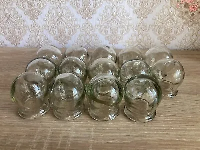 Health Medical Massage Jars USSR Soviet Glass Fire Cupping Cups Vintage • $0.99
