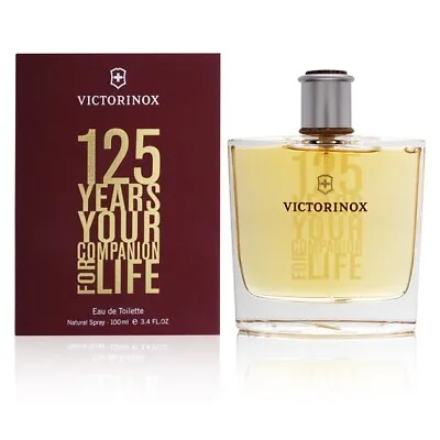 125 YEARS YOUR COMPANION FOR LIFE * Victorinox 3.4 Oz / 100 Ml EDT Men Cologne • $39.99