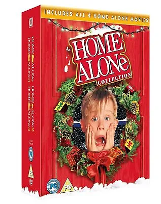 Home Alone/Home Alone 2 /Home Alone 3/Home Alone 4 (DVD 1990 1992 1997 2002 • £6.20