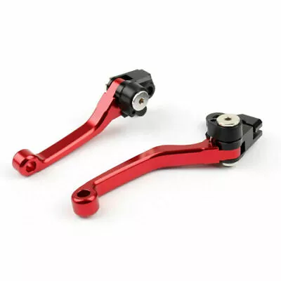 Dirt Bike Pivot Brake Clutch Levers For Honda CR125R/250R CR80R/85R CRF150R Red • $39.88