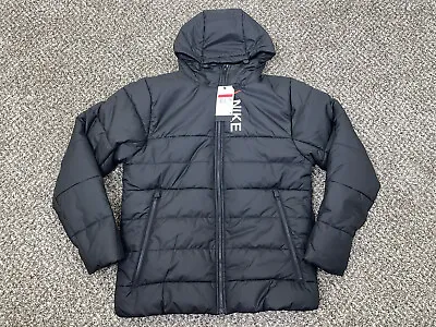 Nike Therma Fit Synthetic Fill Puffer Jacket Mens Large DX2036-010 Black $177 • $80.99