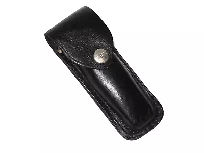 VINTAGE 1970's-80's BUCK 110 FOLDING HUNTER LEATHER KNIFE SHEATH ONLY USA EX • $39.99