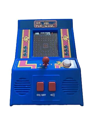 Ms PacMan Electronic Hand Held Game Ms Pac Man Retro Style Small Arcade Machine • £24.99