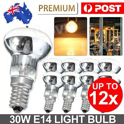 Upto 12PCS Replacement Lava Lamp E14 R39 30W Spotlight Screw In Light Bulb 240V • $11.45