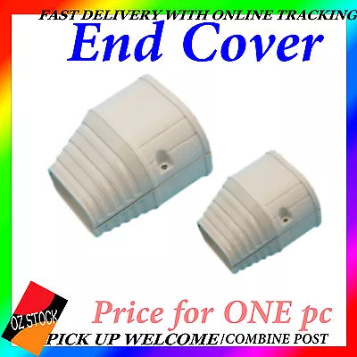 $2.80 • Buy Air Conditioner End Cover Sturdy Anti-Corrosion Ducting  AirCon Connector QE-7