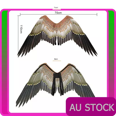 £20.49 • Buy Carnival Party Eagle Wings Cosplay Fairy Costume Props Mardi Gras Adult Unisex