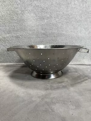 Vintage Medium Stainless Steel Colander Strainer • $24.98