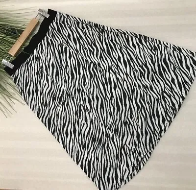 Nwt W118 By Walter Baker ARELLA Skirt Color: Grey Zebra Size: S • $18.98