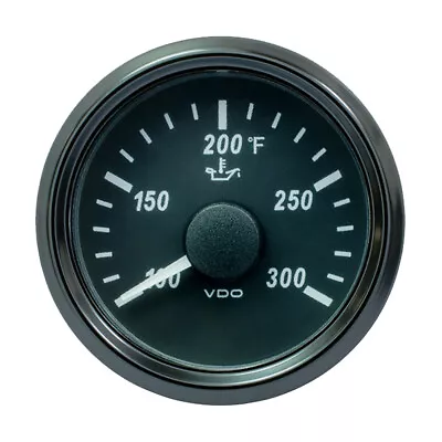 VDO SingleViu 52mm (2-1/16  ) Oil Temp. Gauge - 300° F - 322-18 Ohm • $97.39