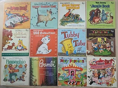 Lot Of 12 Vintage Disney Vinyl LP's • $39